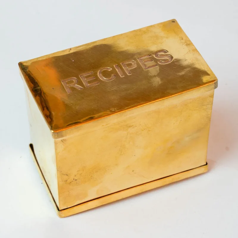 Brass-Recipe-Box